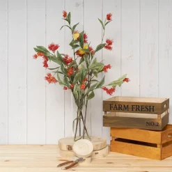 Glass Cylinder Floral Event Vase Clear (12Dx30cmH)