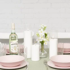 Glass Cylinder Floral Event Candle Holder Clear (7.5Dx25cmH)