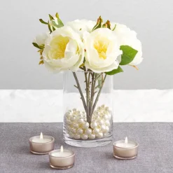 Glass Cylinder Vase Clear (10Dx15cmH)