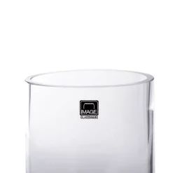 Glass Cylinder Vase Clear (10Dx15cmH)