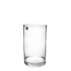 Glass Cylinder Vase Clear (12Dx22cmH)