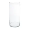 Glass Cylinder Vase Clear (20Dx40cmH)