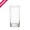 Glass Cylinder Vase Clear (10Dx15cmH) Promo