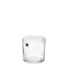 Glass Cylinder Vase Clear (12Dx12cmH)