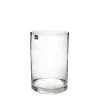 Glass Cylinder Vase Clear (15Dx25cmH)