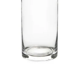 Glass Cylinder Vase Clear (12Dx20cmH) Promo