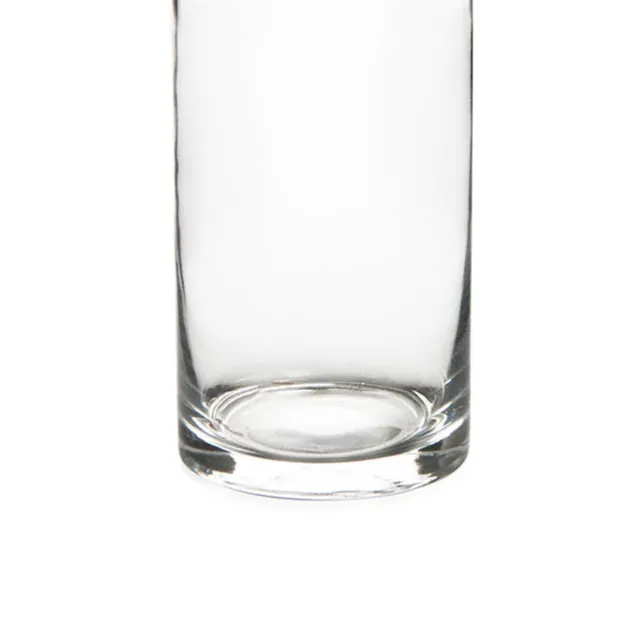 Glass Cylinder Vase Clear (12Dx20cmH) Promo