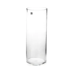 Glass Cylinder Vase Clear (15Dx40cmH)