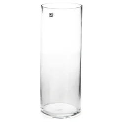 Glass Cylinder Vase Tall Clear (15Dx60cmH)