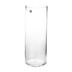 Glass Cylinder Vase Tall Clear (15Dx50cmH)