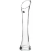 Glass Cylinder Waisted Bud Vase Diag Top Clear (9Dx37cmH)