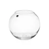 Glass Fish Bowl 18cm Clear (11TDx18Dx16cmH)