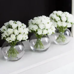 Glass Fish Bowl 18cm Clear (11TDx18Dx16cmH)