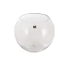Glass Fish Bowl 20cm Clear Promo (20Dx17.5cmH)