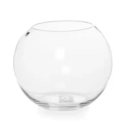 Glass Fish Bowl 22cm Clear (14TDx22Dx19cmH)
