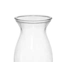 Glass Ginger Flared Vase Clear (13Dx20.5cmH)
