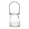 Glass Hanging Candle Holder Mini Hurricane Clear (8x9.5cmH)