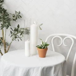 Glass Hurricane Event Candle Sleeve Clear (6.5cmDx40cmH)