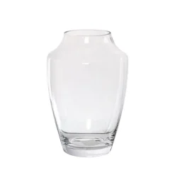 Glass Luna Vase Clear (16Dx25cmH)