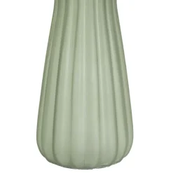 Glass Lynne Posy Vase Matte Sage (10x11x22cmH)