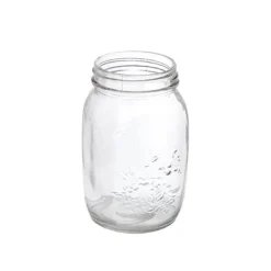 Glass Mason Jar Large Clear (10x17cmH)