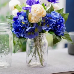 Glass Mason Jar Medium Clear (8.5x13.5cmH)