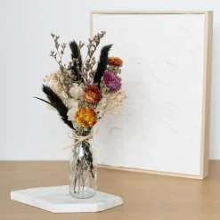 Glass Milk Bottle Clear (6cmDx15.5cmH)