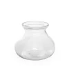 Glass Rosy Posy Vase Clear (15.3DX12.2cmH)