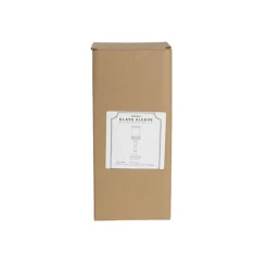 Glass Sleeve Pillar Candle Holder Stand Silver (38cmH)