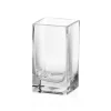 Glass Square Tank Vase 10cm Clear (10x10x20cmH)