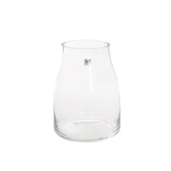 Glass Stella Physique Posy Vase Clear (10TDx12BDx18cmH)