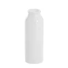 Glass Tall Milk Bottle Solid Glossy White (5.5x16cmH)