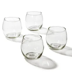 Glass Tealight Candle Holder Mini Sphere Clear (5.4x6.2cmH)