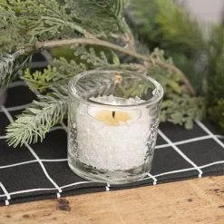 Glass Tealight Candle Holder Classic Premium Clear 6.3x6cmH