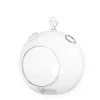 Glass Tealight HolderHanging Ball 12cmD*14cmH Clear