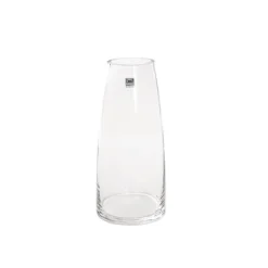 Glass Torpedo Sturdy Vase Round Base Clear (6.5Tx10Bx22cmH)