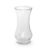 Glass Twist Alan Ace Vase Clear (10DX21cmH)
