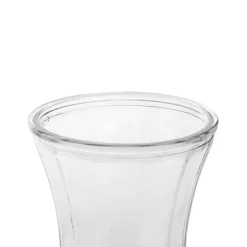 Glass Twist Alan Ace Vase Clear (10DX21cmH)