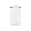 Glass Valley Jar Large Clear (9.5x16.5cmH)