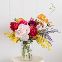 Glass Valley Jar Large Clear (9.5x16.5cmH)