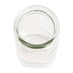 Glass Valley Jar Large Clear (9.5x16.5cmH)