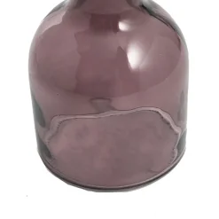 Glass Vintage Bottle Bud Vase Dk Brown (3.3TDx8.4BDx15cmH)