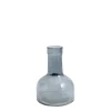 Glass Vintage Bottle Bud Vase French Blue (3TDx8.4TDx12cmH)