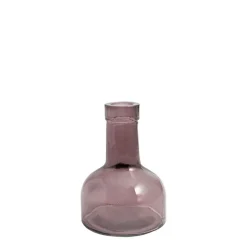 Glass Vintage Bottle Bud Vase Dark Brown (3.3TDx8.4BDx12cmH)