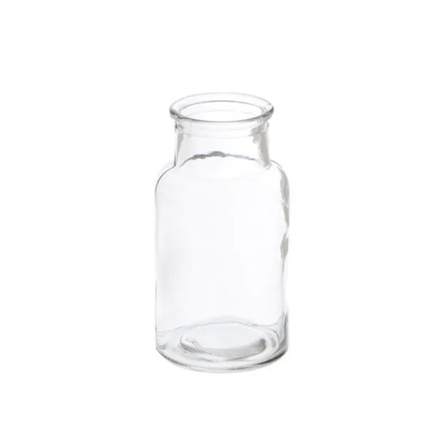 Glass Vintage Bottle Celine Cylinder Clear (6.7x13cmH)