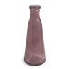 Glass Vintage Evelyn Bottle Bud Vase Brown 500ml 8.5x22.5cmH