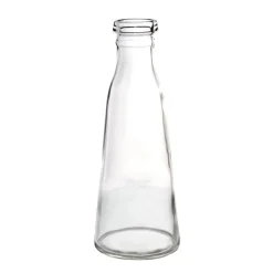 Glass Vintage Evelyn Bottle Bud Vase Clear 500ml 8.5x22.5cmH