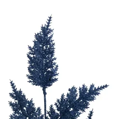 Glitter Thistle Spray Navy Blue (68cmH)