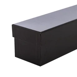 Glossy Rose Box Single Black (71x8x7cmH)