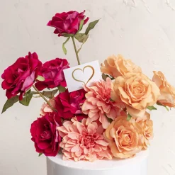 Gold Foil Card & Envelope Love Heart Pack 25 (10x6.5Hcm)